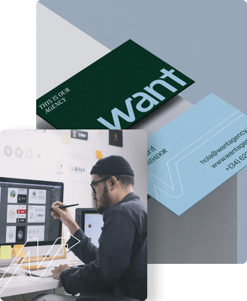 equipo de agencia de diseño grafico profesional